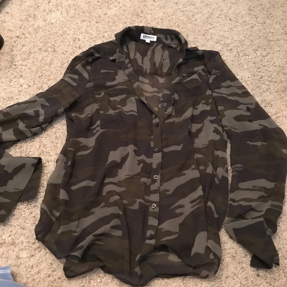 Camo Express Button-up shirt